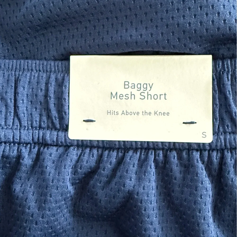 Hollister Men's Navy Baggy Mesh Basketball Shorts NWT Size S